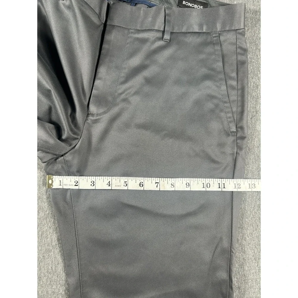 Bonobos Friday Slim FitChino Pants‎ in Grey 33/32